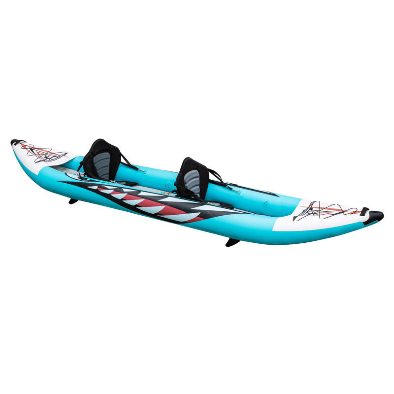 Cheap Kayak 2 Person Inflatable Boat Pedal Drive Fishing Kayak